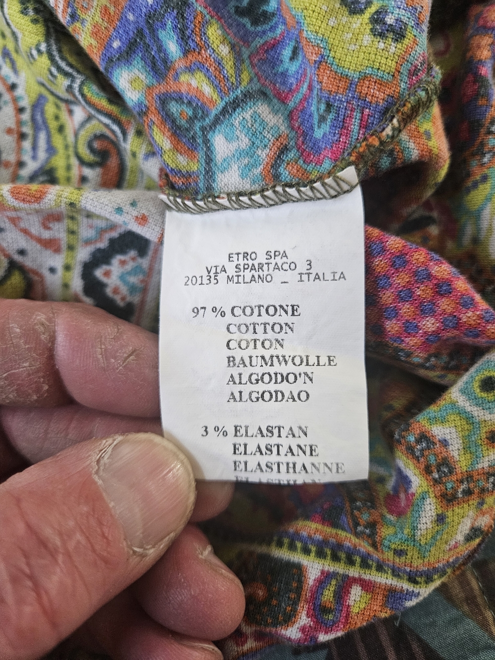 ETRO Italian Made Polo. - Picture 4 of 9